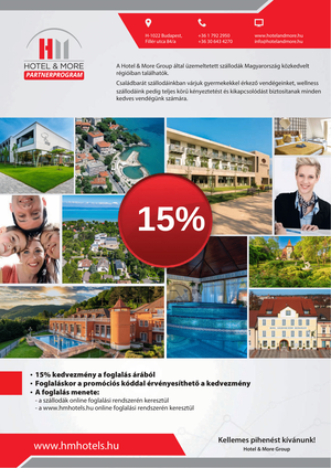 Magyarország, Ausztria, Szlovénia - Hotel & More Partnerprogram